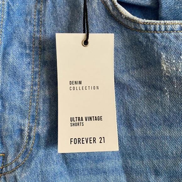 NWT Forever 21 Ultra Vintage Denim Shorts Size 29 - Picture 8 of 8